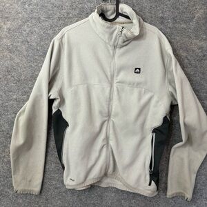 NIKE ACG Fleece Thermal Full Zip Gray Sweater Women’s Large Vintage